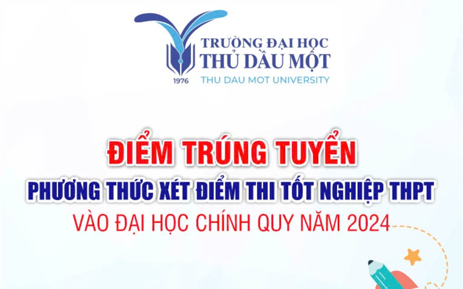 Điểm trúng tuyển theo phương thức xét kết quả tốt nghiệp THPT năm 2024