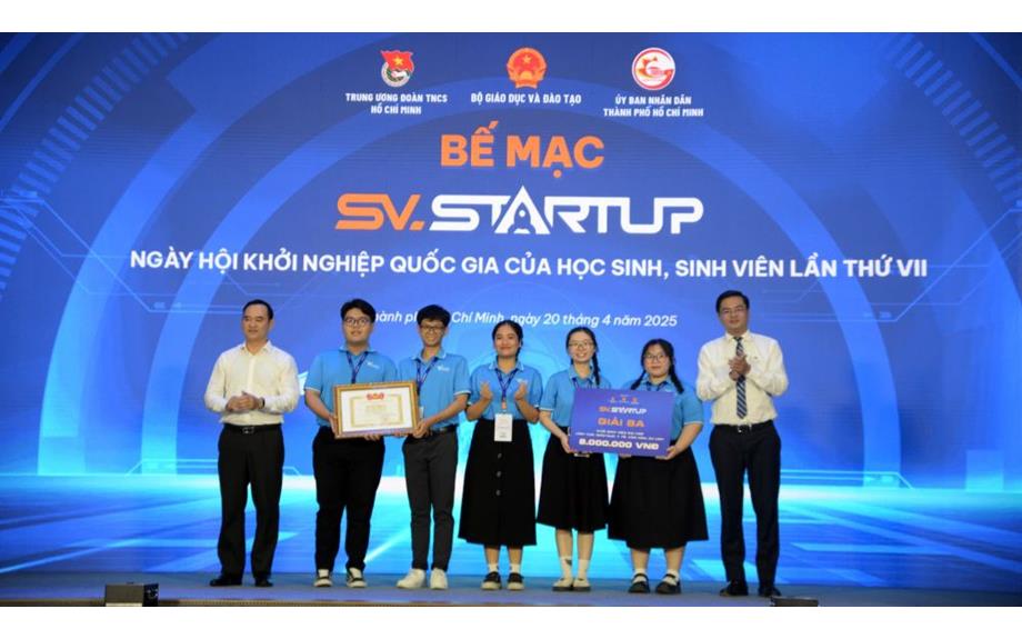 Sinh viên trường Đại học Thủ Dầu Một đạt giải Ba tại Ngày hội khởi nghiệp quốc gia của học sinh – sinh viên lần thứ VII