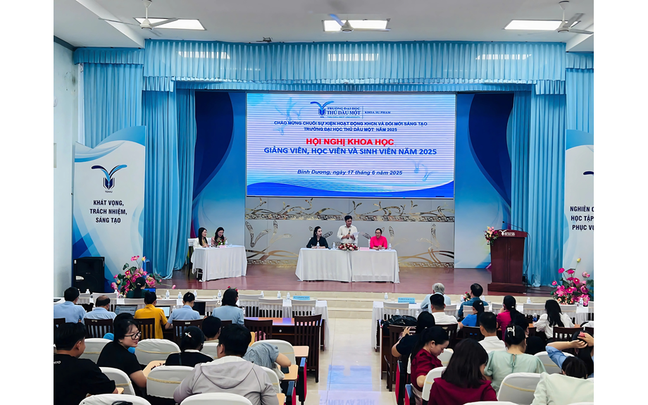 Hội nghị Khoa học giảng viên, học viên cao học và sinh viên Khoa Sư phạm năm 2025