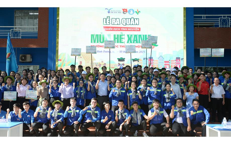 Tuổi trẻ trường Đại học Thủ Dầu Một: Xung kích vì cộng đồng, dựng xây quê hương