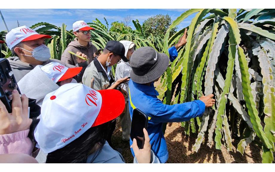 Sinh viên ngành Công nghệ Thực phẩm học tập thực tế tại vùng nguyên liệu Phan Thiết – Phan Rang – Đà Lạt – Bảo Lộc