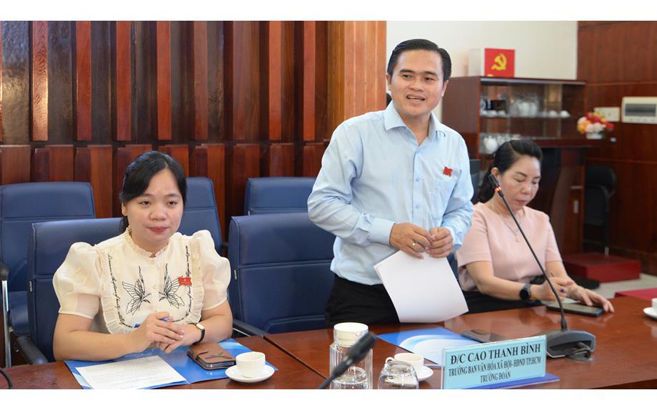 Đoàn công tác Ban Văn hóa – Xã hội HĐND Thành phố Hồ Chí Minh khảo sát thực tế tại Trường Đại học Thủ Dầu Một