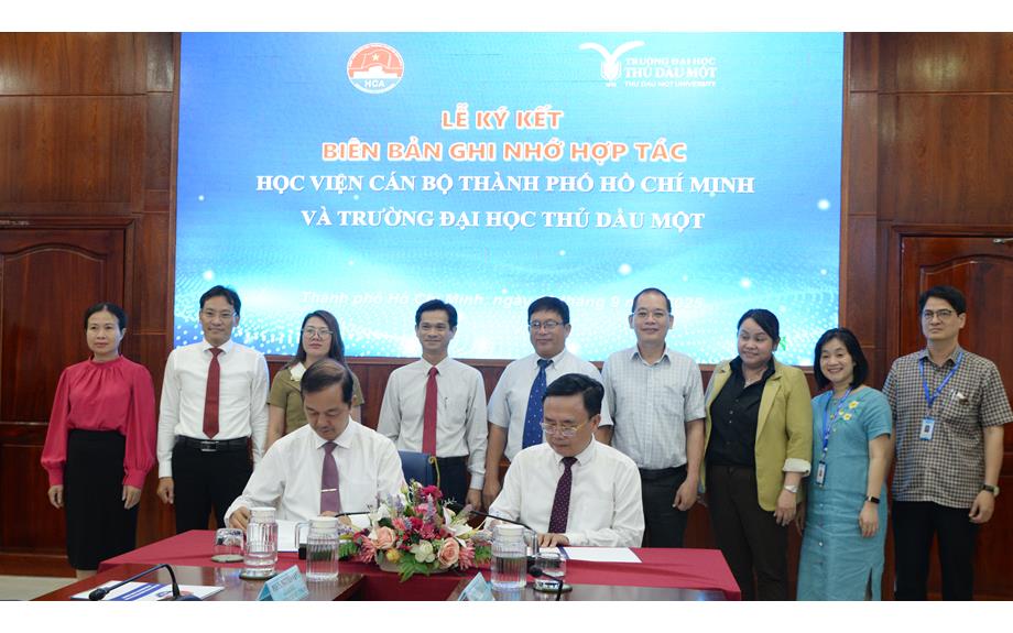 Ký kết hợp tác với Học viện Cán bộ Thành phố Hồ Chí Minh