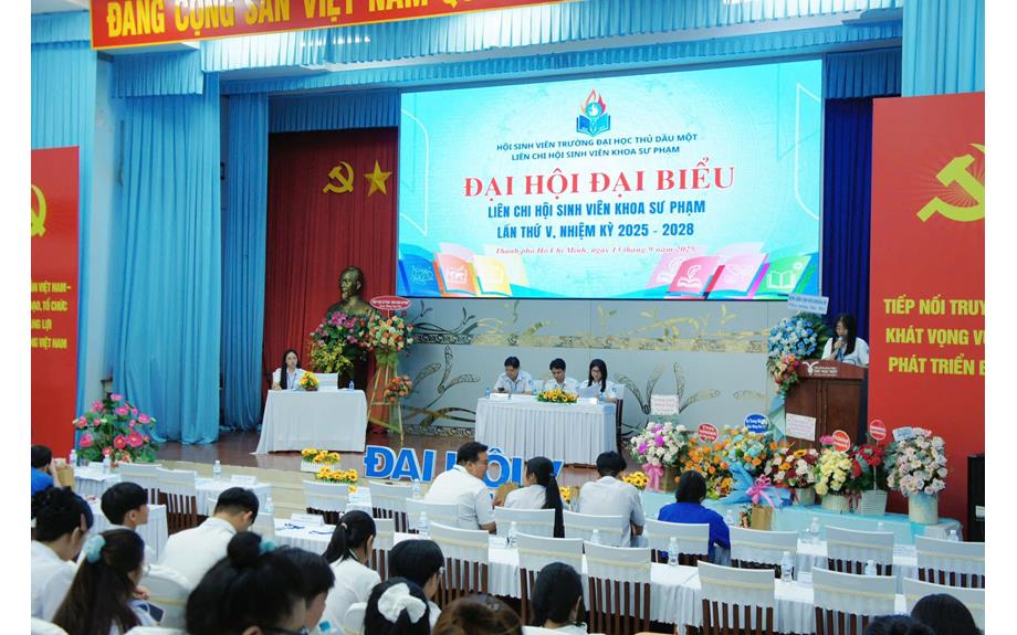 Đại hội Đại biểu Liên chi Hội Sinh viên Khoa Sư phạm Khóa V, nhiệm kỳ 2025 – 2028