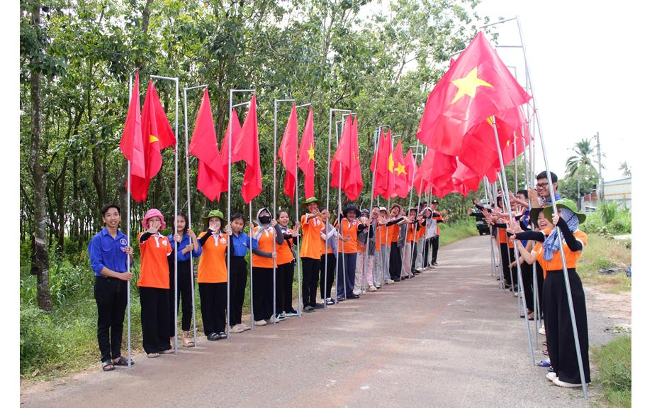 Khánh thành công trình “Đường cờ Tổ quốc” tại xã Dương Minh Châu, Tây Ninh