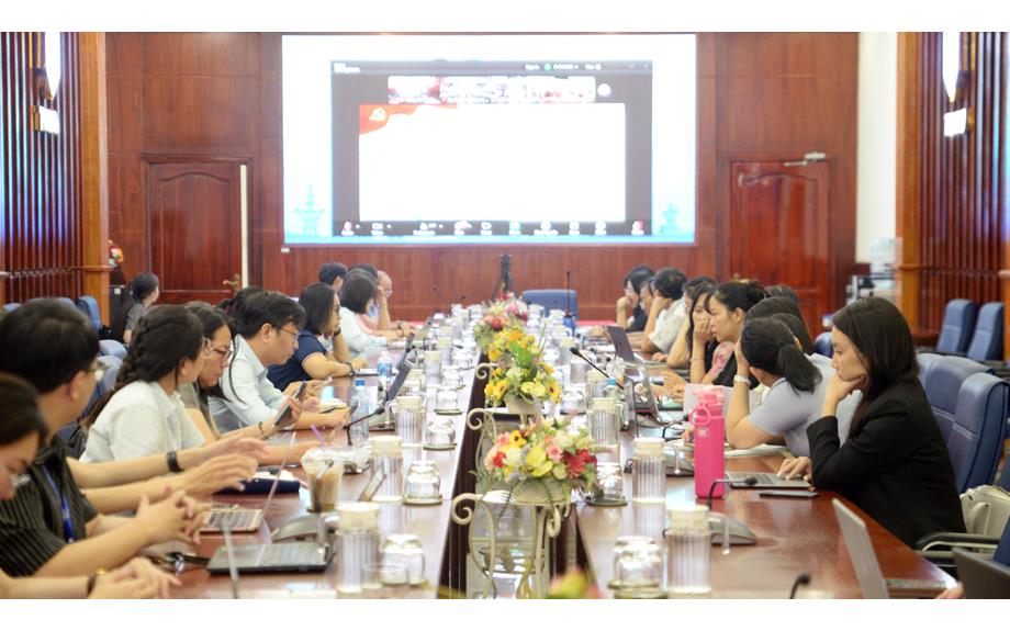 Hội nghị trực tuyến tập huấn, hướng dẫn sử dụng phần mềm “Sổ tay đảng viên điện tử”