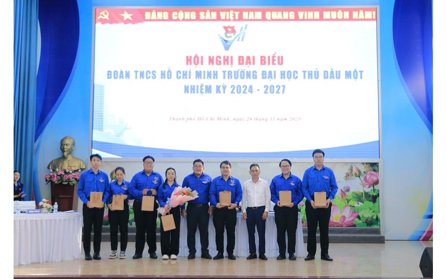 Hội nghị Đại biểu Đoàn TNCS Hồ Chí Minh Trường Đại học Thủ Dầu Một nhiệm kỳ 2024 – 2027 