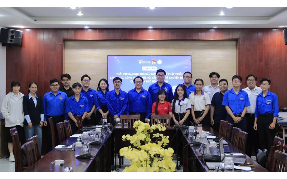 Tuổi trẻ Đại học Thủ Dầu Một hiến kế phát triển khoa học, công nghệ, đổi mới sáng tạo và chuyển đổi số cho Thành phố Hồ Chí Minh