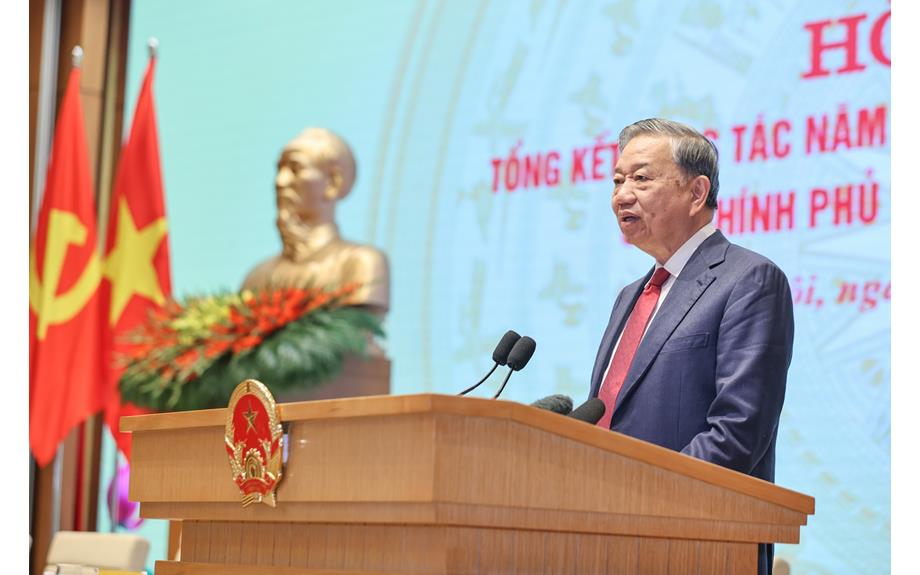 Toàn văn: Phát biểu chỉ đạo của Tổng Bí thư Tô Lâm tại Hội nghị toàn quốc chính phủ và chính quyền địa phương