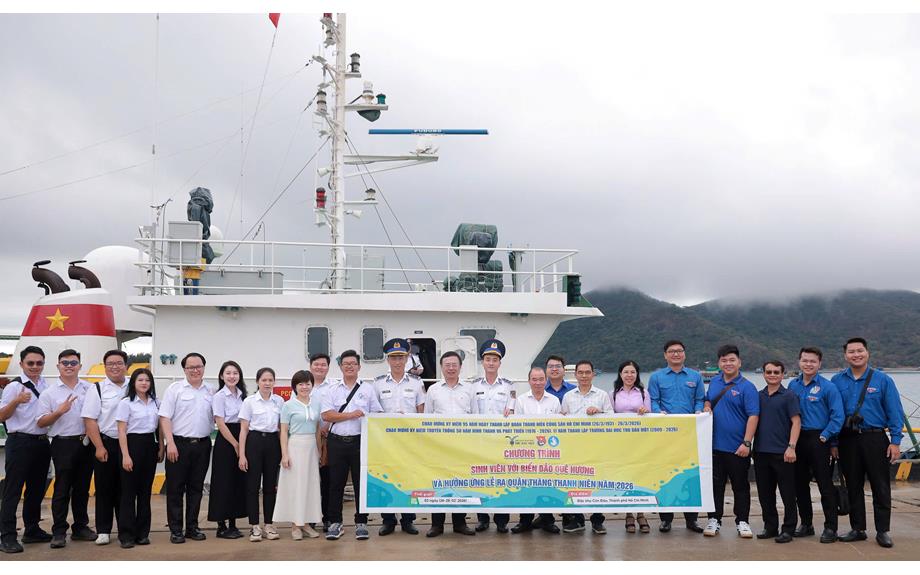 Tuổi trẻ Trường Đại học Thủ Dầu Một ra quân hưởng ứng Tháng Thanh niên năm 2026 tại Côn Đảo