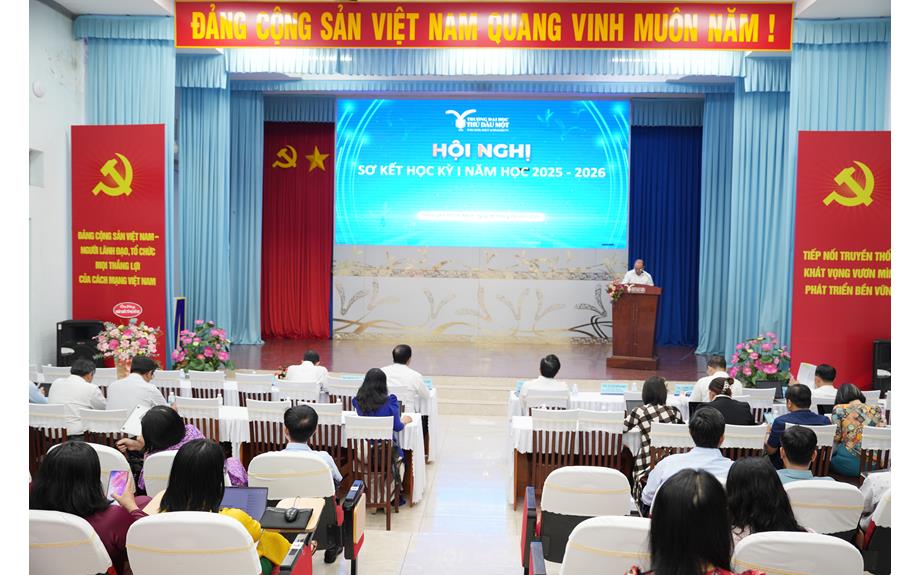 Hội nghị sơ kết học kỳ I năm học 2025 – 2026