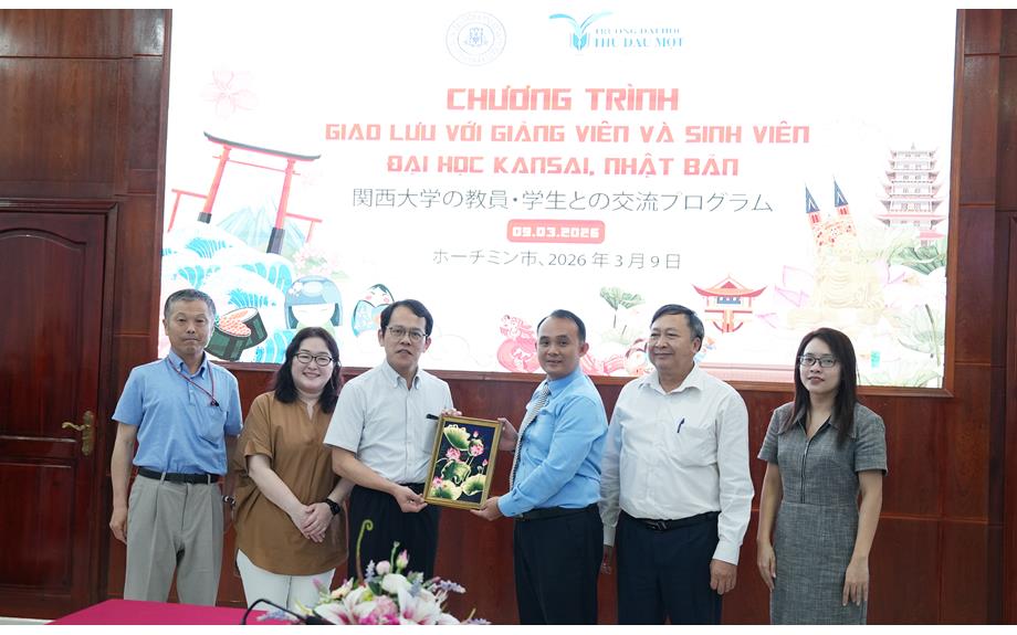 Thúc đẩy hợp tác đào tạo và nghiên cứu trong lĩnh vực môi trường và quản lý tài nguyên với Trường Đại học Kansai (Nhật Bản)