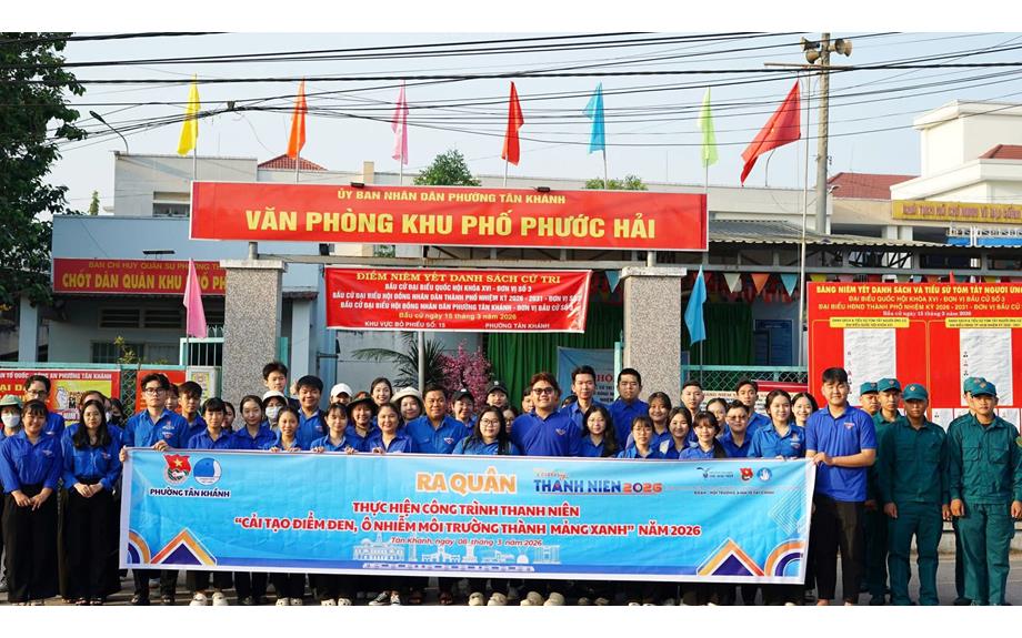 Tuổi trẻ Trường Kinh tế Tài chính ra quân “Ngày Chủ nhật xanh” hưởng ứng Tháng Thanh niên 2026