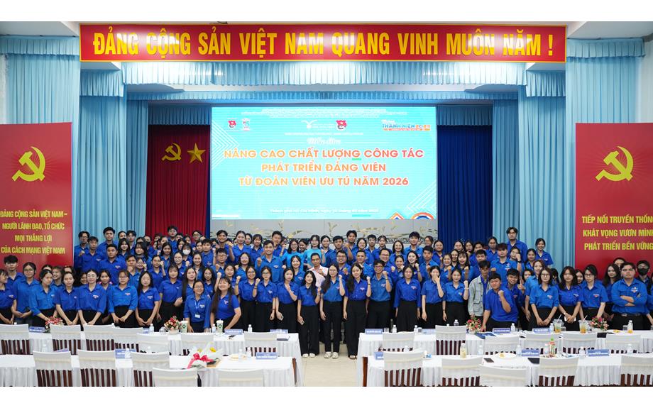 Diễn đàn “Nâng cao chất lượng công tác phát triển Đảng viên từ đoàn viên ưu tú” năm 2026