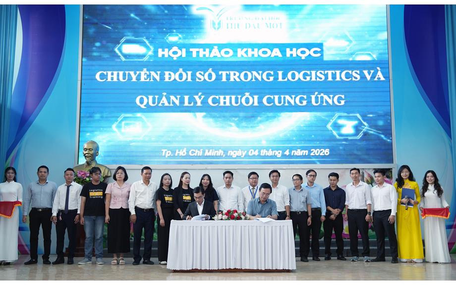 Trường Đại học Thủ Dầu Một ký kết hợp tác với Công ty Cổ phần Onex Training, thúc đẩy đào tạo và nghiên cứu lĩnh vực logistics