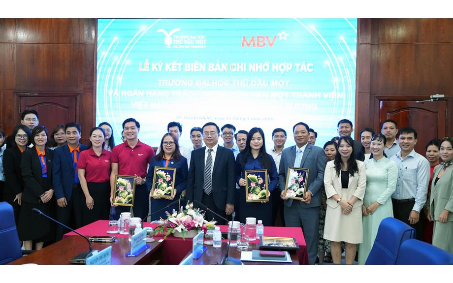 Trường Đại học Thủ Dầu Một ký kết hợp tác với doanh nghiệp tài chính – ngân hàng, tăng cường đào tạo gắn thực tiễn