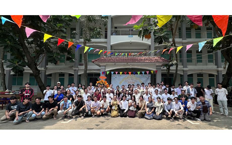 Trường Đại học Thủ Dầu Một tổ chức chúc mừng Tết Bunpimay Lào năm 2026 cho sinh viên Lào