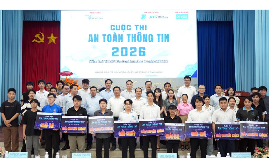 Trao giải Cuộc thi An toàn thông tin mở rộng lần thứ 3 năm 2026