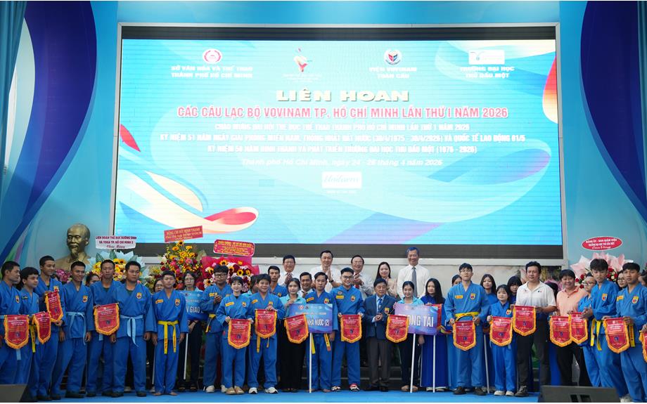 Khai mạc Liên hoan các Câu lạc bộ Vovinam Thành phố Hồ Chí Minh lần thứ I - Năm 2026