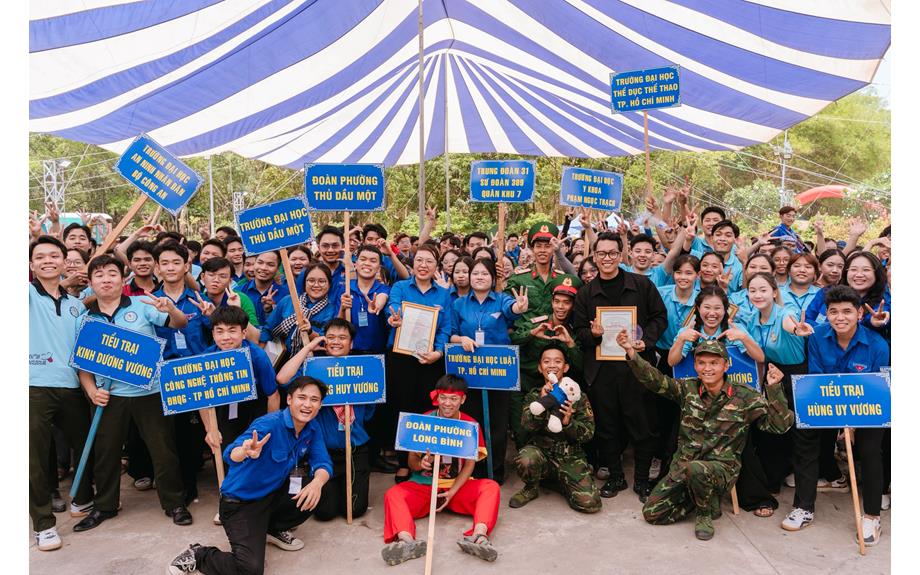 Tuổi trẻ Trường Đại học Thủ Dầu Một tại Hội trại “Tự hào nòi giống Tiên Rồng” lần thứ XVII – năm 2026