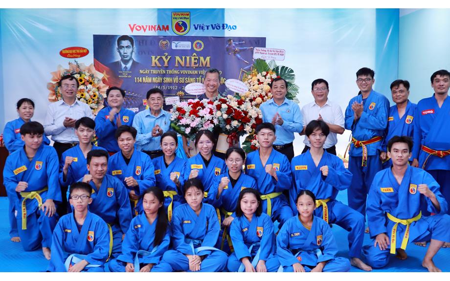 Trường Đại học Thủ Dầu Một long trọng tổ chức Lễ kỷ niệm ngày truyền thống môn phái Vovinam Việt Võ Đạo