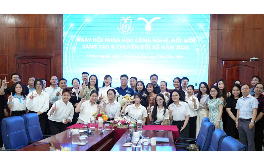 Ngày hội khoa học công nghệ, đổi mới sáng tạo và chuyển đổi số năm 2026: Thúc đẩy nghiên cứu và ứng dụng trong đào tạo ngoại ngữ