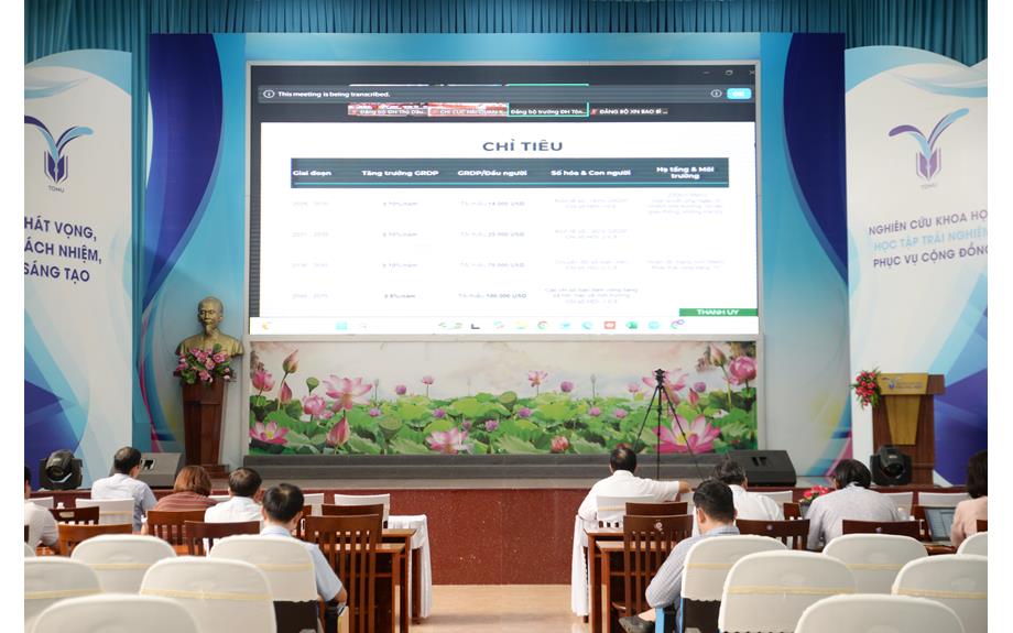 Đảng bộ Trường Đại học Thủ Dầu Một tham dự hội nghị quán triệt Nghị quyết số 09-NQ/TW của Bộ Chính trị về xây dựng và phát triển TP.Hồ Chí Minh trong kỷ nguyên mới
