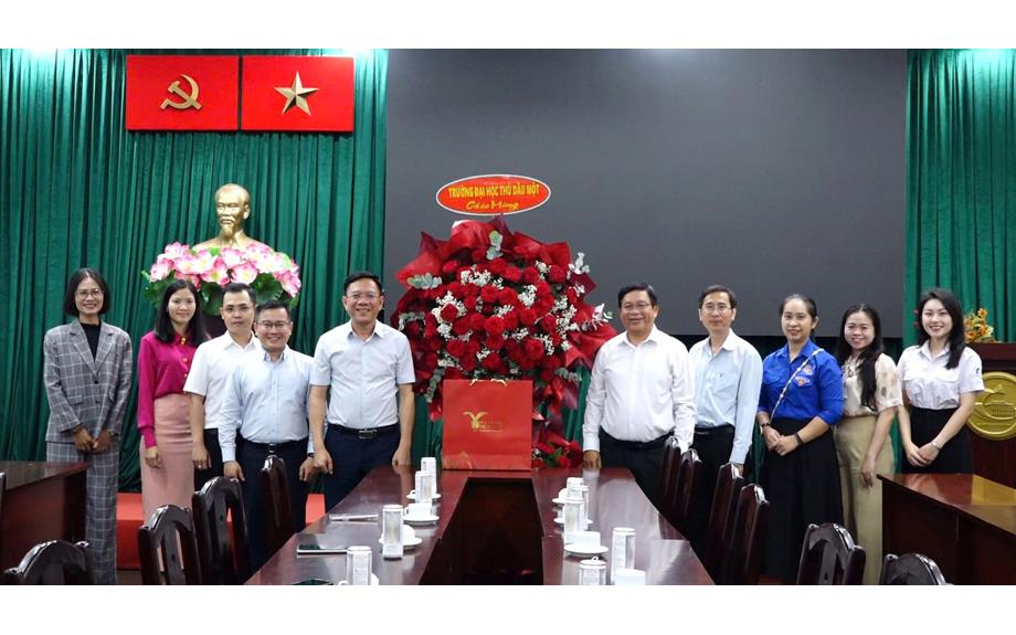 Trường Đại học Thủ Dầu Một thăm, chúc mừng các cơ quan báo chí nhân kỷ niệm 101 năm Ngày Báo chí Cách mạng Việt Nam