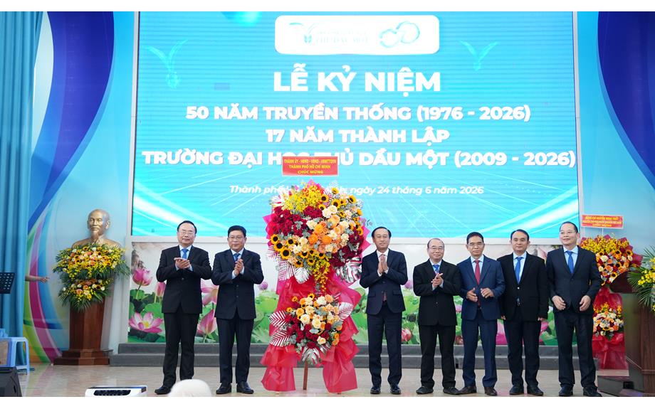 Lan tỏa hành trình 50 năm truyền thống (1976 – 2026) và 17 năm thành lập Trường Đại học Thủ Dầu Một (2009 – 2026) bằng những ấn phẩm truyền thông đặc biệt
