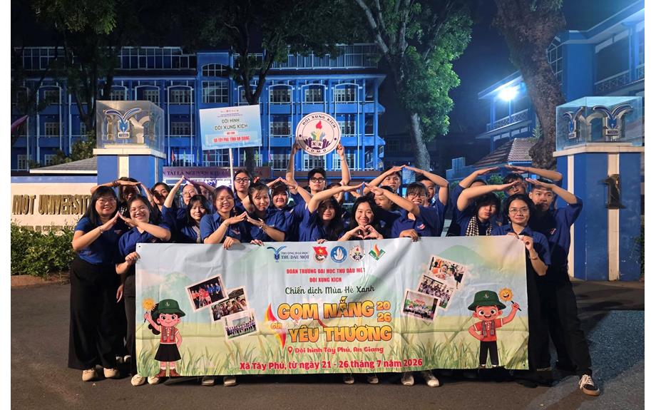 Các đội hình Mùa hè xanh Trường Đại học Thủ Dầu Một tiếp tục triển khai hoạt động tình nguyện tại Đồng Nai và An Giang