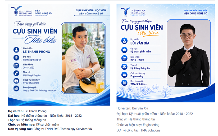 VCNS: Những dấu ấn của cựu sinh viên, học viên Trường Đại học Thủ Dầu Một trong lĩnh vực công nghệ số