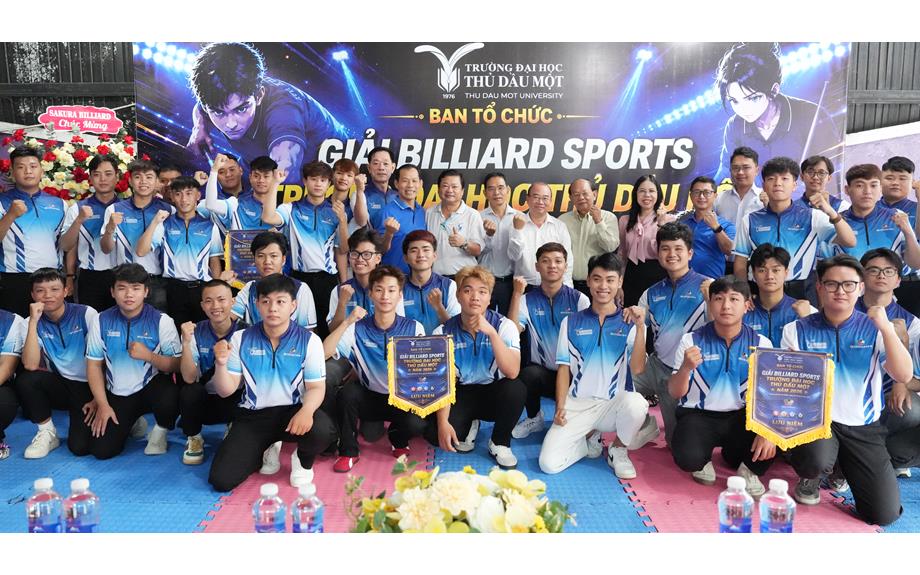 Giải Billiard Sports Trường Đại học Thủ Dầu Một năm 2026: Tuyển chọn lực lượng tham dự Đại hội Thể thao Sinh viên toàn quốc