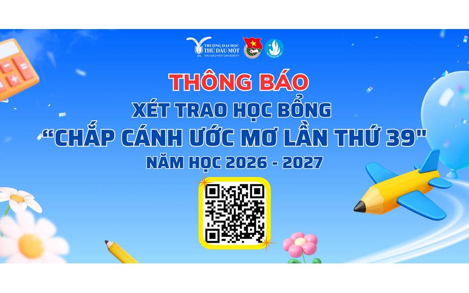 Học bổng “Chắp cánh ước mơ” lần thứ 39, Năm học 2026 – 2027