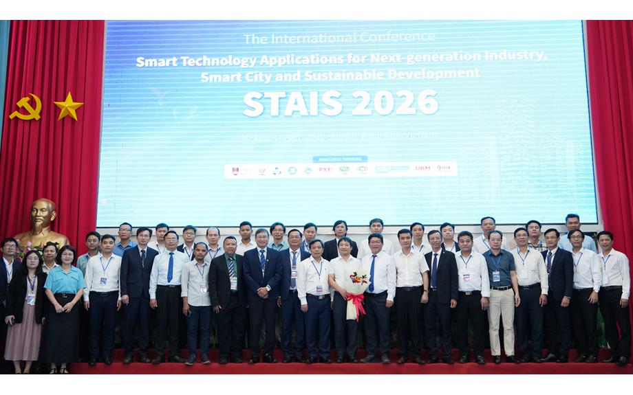 STAIS 2026: Ứng dụng công nghệ thông minh cho Công nghiệp thế hệ mới, Đô thị thông minh và Phát triển bền vững”