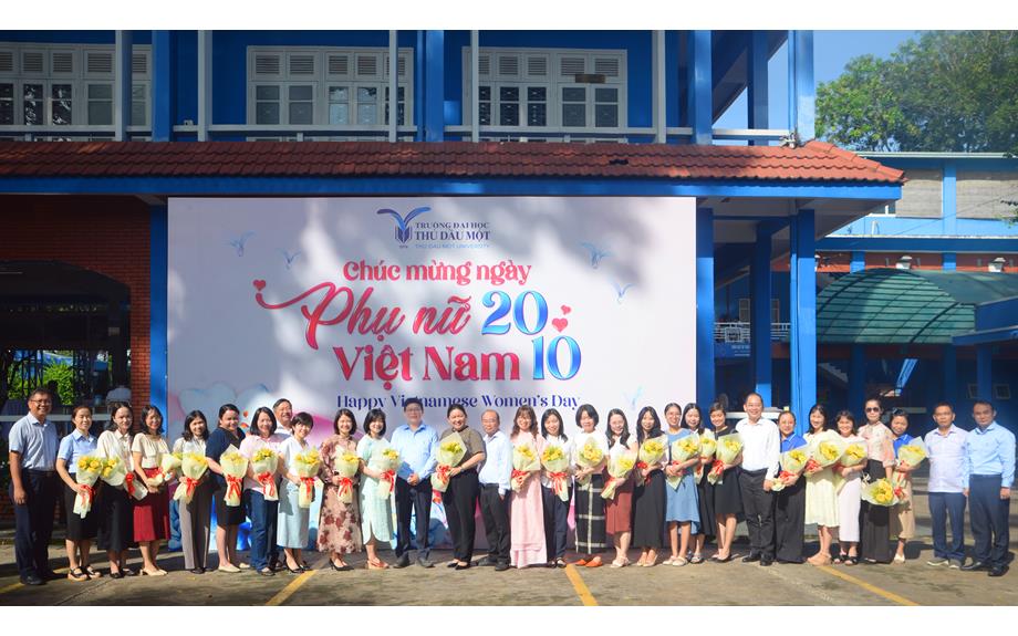 Trường Đại học Thủ Dầu Một tổ chức nhiều hoạt động ý nghĩa kỷ niệm Ngày Phụ nữ Việt Nam 20/10