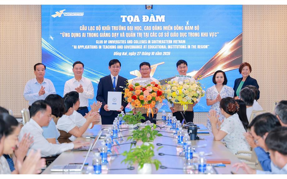 Ứng dụng AI trong giáo dục: Tăng cường chia sẻ kinh nghiệm, hợp tác giữa các trường thành viên Câu lạc bộ Khối trường đại học, cao đẳng miền Đông Nam Bộ
