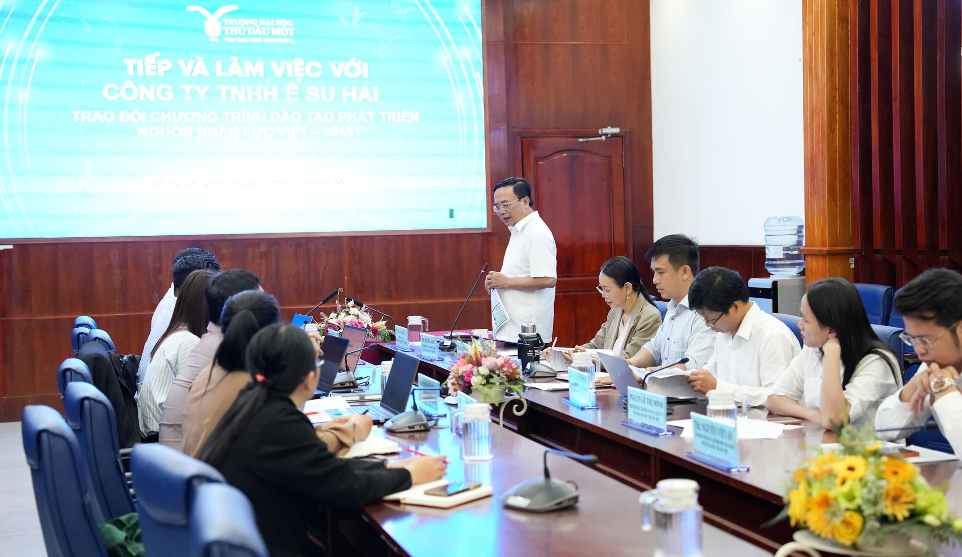 Tăng cường hợp tác đào tạo nguồn nhân lực Việt – Nhật giữa Trường Đại học Thủ Dầu Một và Công ty TNHH Esuhai