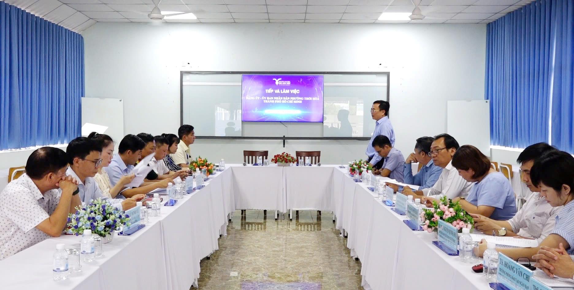 Trường Đại học Thủ Dầu Một thúc đẩy hợp tác chiến lược với phường Thới Hòa phục vụ phát triển địa phương